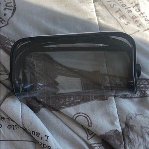 Clear makeup bag